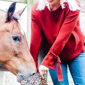 Madewell tied Cuff  Sweater